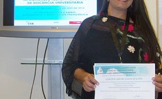 Vera Pontes apresentou trabalho em congresso na Espanha