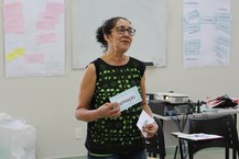 Servidora Dione Albuquerque diz que aposentadoria deve ser vivida com motivação. Foto: Thâmara Gonzaga