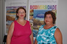 Professora Monica Dorigo com a pesquisadora Hilda Sovierzoski