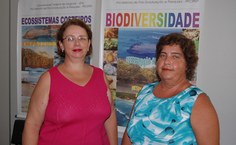 Professora Monica Dorigo com a pesquisadora Hilda Sovierzoski