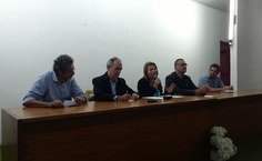 Reitora fez uma breve exposição do trabalho