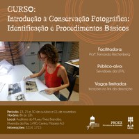 MTB oferta curso de conservação fotográfica para servidores