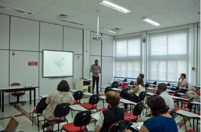 Workshop foi ministrado pelo professor Ronaldo Ferreira de Araujo, na Fiocruz Bahia | nothing