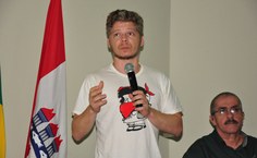 Gibran Jordão representou a Fasubra no debate