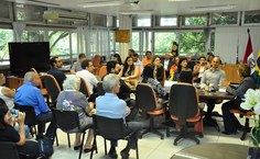 Familiares e amigos acompanharam a posse