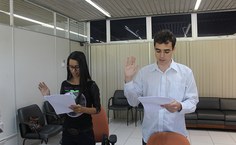 Empossados fizeram o juramento