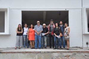 Colegiado de Jornalismo realiza visita à obra do novo prédio de Comunicação