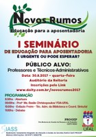 Progep realizará o 1º seminário de educação para a aposentadoria