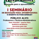 Progep realizará o 1º seminário de educação para a aposentadoria