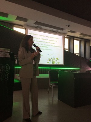 Simone proferiu a palestra Examples of Catalytic Systems able to be Applied in Biorefineries