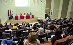 Servidores da Ufal compareceram ao debate para esclarecer as dúvidas. Foto   Renner Boldrino