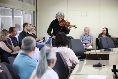 Homenagem aos servidores aposentados. Foto: Renner Boldrino