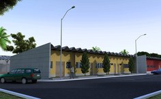 Projeto arquitetônico modelo de unidade prisional em Angola