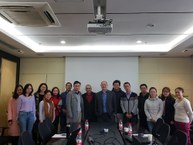 Ig Ibert com os professores da China