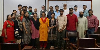 Palestra no IIT (Indian Institute of Technology), Bombaim, Índia, em fevereiro de 2018, ministrada pelo professor Alejandro C. Frery na condição de Distinguished Lecturer da GRSS