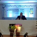 Professor faz conferência em evento nacional sobre uso pedagógico das tecnologias