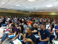 Professor Luís Paulo Mercado em evento na Ufma