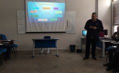 Professor Luís Paulo Mercado em evento na Ufma