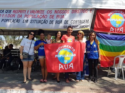 Representantes da Ufal em apoio à população em situação de rua