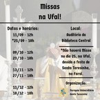 Calendário das missas
