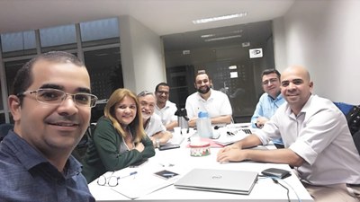 Reunião realizada com parte da equipe da Rede. Foto:  Ig Ibert Bittencourt