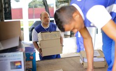 Descarte de documentos na Ufal. Foto: Renner Boldrino