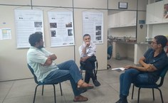 Vice-reitor José Vieira em reunião com representantes do Nupeah