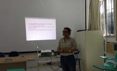 Primeira aula da capacitação para a assistentes sociais da Proest