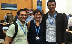 Professor da Ufal, Humberto Barbosa (à direita), durante reuniões do IPCC