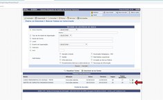 A seguinte página será exibida já contendo as turmas de capacitação abertas e cadastradas no sistema recentemente (Figura 1 - inscrição)