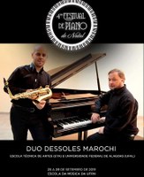 Duo Dessoles Marochi se apresenta em festival de piano