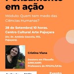 Professores de Filosofia participam de eventos neste sábado
