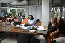 Reunião aconteceu no gabinete reitoral