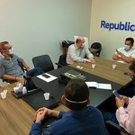 Equipe da administração central visita deputado Severino Pessoa
