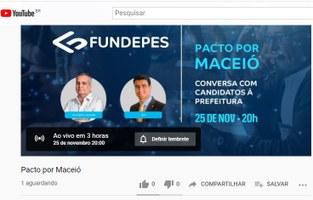 Pacto por Maceió realiza rodada de perguntas com candidatos à Prefeitura