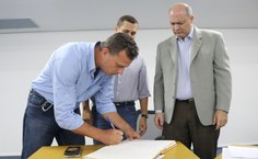 Posse do reitor Tonholo na Cepram (Foto: Marcio Chagas Ascom Semarh)