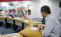 Posse do reitor Tonholo na Cepram (Foto: Marcio Chagas Ascom Semarh)