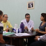 Vice-reitora da Ufal acompanha trabalhos do HU