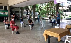 Cerimônia de posse seguiu recomendações de saúde contra covid-19