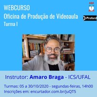 Capacitação: Inscrições abertas para oficina de produção e vídeoaulas