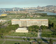 Foto aérea do prédio da Reitoria da UFRJ. Foto Fábio Portugal (acervo)