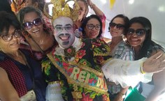Eraldo Ferraz com amigas e servidoras da Ufal