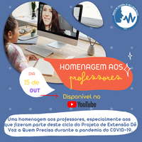 Projeto de extensão lança vídeo para homenagear professores