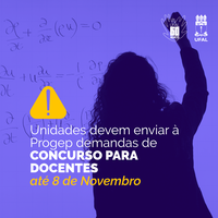 Unidades devem enviar à Progep demandas de concurso para docentes