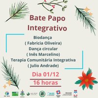 Momento integrativo debate dança circular, biodança e terapia comunitária