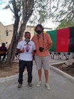 Jaelson Florêncio e professor Flávio Moraes