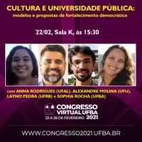 Produtora cultural da Ufal participa de Congresso Virtual da UFBA