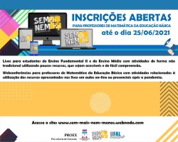 Projeto de extensão busca professores da educação básica em Matemática