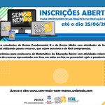 Projeto de extensão busca professores da educação básica em Matemática