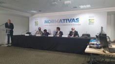 Cerimônia de lançamento da plataforma